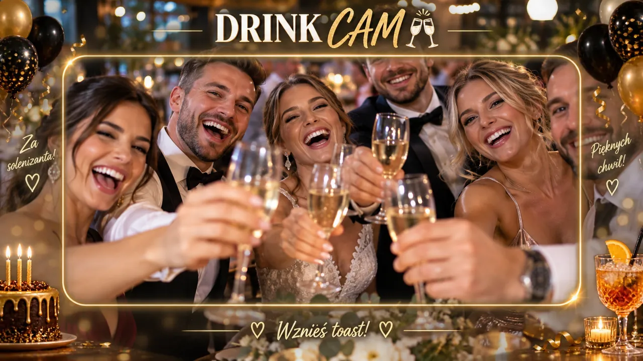 Ramka Drink cam: Urodzinowa