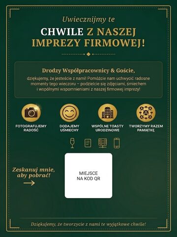 Impreza firmowa - zieleń