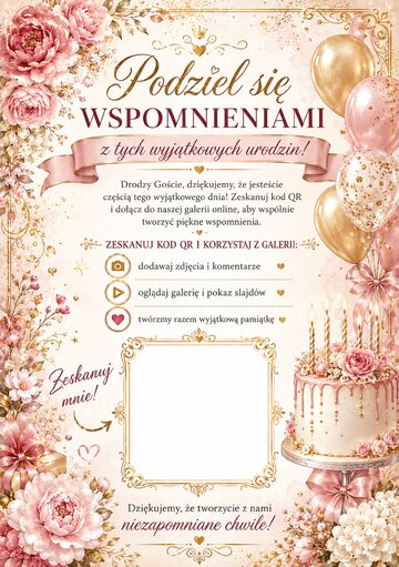 Urodziny · różowe złoto