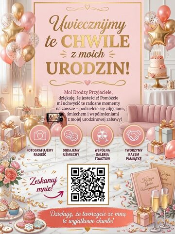 Urodziny - różowe
