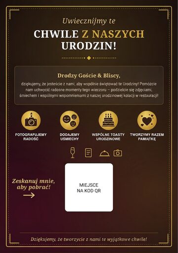 Urodziny - brąz